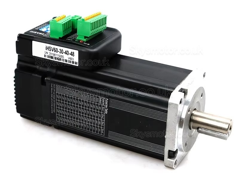 Nem23 Integrated AC Servo Motor JMC iHSV60-30-40-48 400W 48V 1.27N.m 3000RPM 60 x 60mm